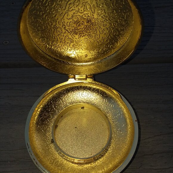 Partylite brass amd enamel travel candle holder - Picture 2 of 3